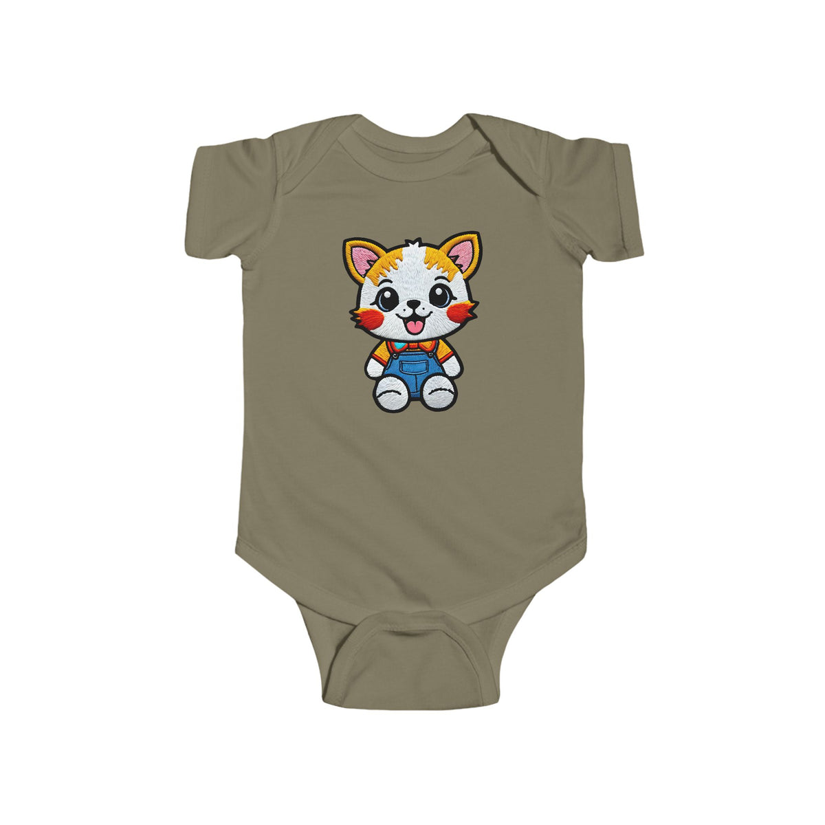 FLUFFY Infant Fine Jersey Bodysuit NB: 0 - 24 mo