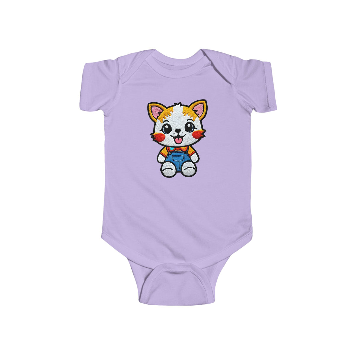 FLUFFY Infant Fine Jersey Bodysuit NB: 0 - 24 mo