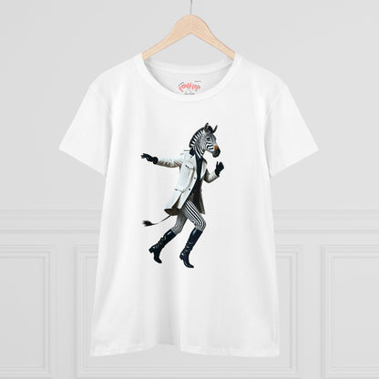 Camiseta de algodón de peso medio para mujer ZEB 1