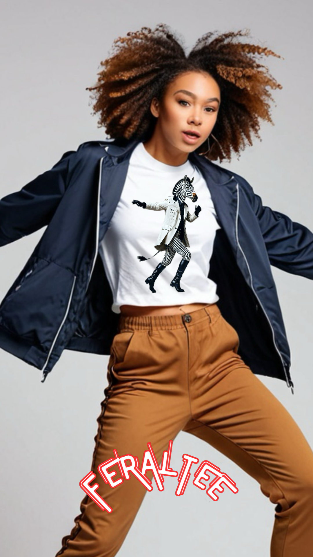 Camiseta de algodón de peso medio para mujer ZEB 1