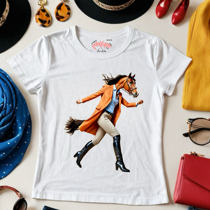 JUMENT Women's Midweight Cotton Tee - 6 Colors Available