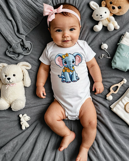 BUBBLES Infant Fine Jersey Bodysuit NB: 0-24 mos