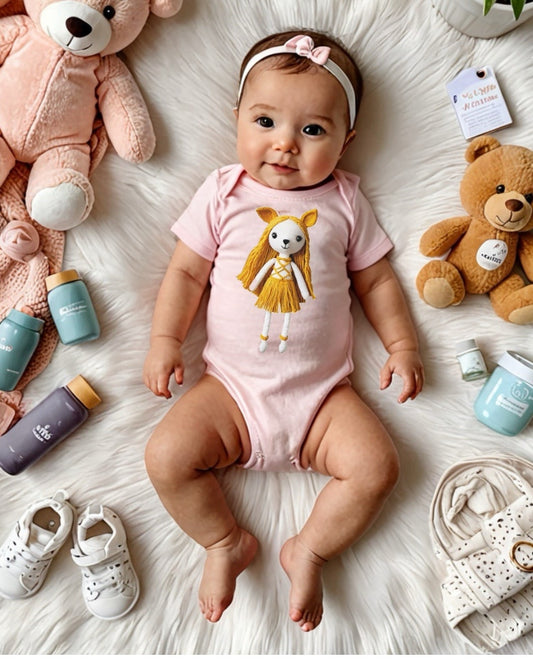 LILY Infant Fine Jersey Bodysuit NB: 0-24 mos